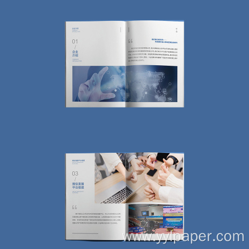 Curstomized Printed fold brochure Notebook Booklet